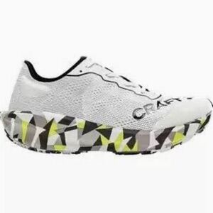 Craft Men's CTM Ultra Carbon 2 Carbon Plated Trail Shoe, SIZE 11.5, SILV/YEL/WHT